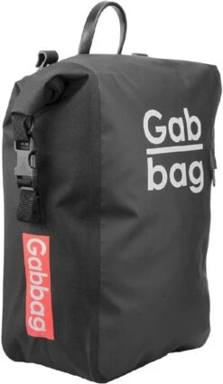Gabbag Waterdichte Enkele Fietstas - 25 Liter - Zwart -Campingserie Winkel 0bbk510 100 08 resultaat