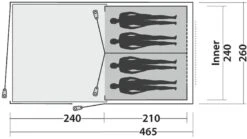 Easy Camp Galaxy 400 Steel Blue Tunneltent - 4 Personen 9 Easy Camp Galaxy 400 Steel Blue Tunneltent - 4 Personen -Campingserie Winkel 1179 1900 e5f08167 cd39 48bb 9924 b67496b9e714 1280x960
