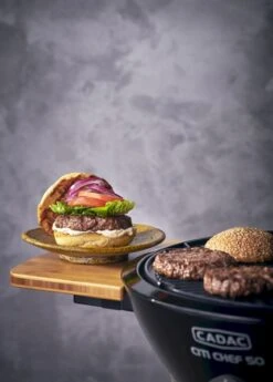 CADAC Citi Chef 50 Gasbarbecue - Zwart -Campingserie Winkel 1900 1357 citi chef 50 food 2