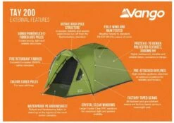 Vango Tay 200 Koepeltent - 2 Persoons - Groen 15 Vango Tay 200 Koepeltent - 2 Persoons - Groen -Campingserie Winkel 1900 1783 tay 200 2