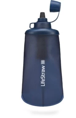 Lifestraw Peak Opvouwbare Waterfilter Fles - 650 Ml - Blauw -Campingserie Winkel 1900 1900 00104066 03