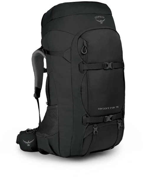Osprey Farpoint Trek Pack Backpack - 75 Liter - Zwart 1 Osprey Farpoint Trek Pack Backpack - 75 Liter - Zwart