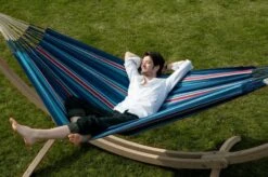 La Siesta Currambera 2 Persoons Hangmat - Blueberry -Campingserie Winkel 797 1200 cuh16 3 currambera blueberry cotton double classic hammock image 05