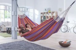 La Siesta Carolina 2 Persoons Hangmat - Flowers -Campingserie Winkel 800 1195 cah16 2 ambiance 601