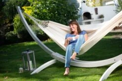 La Siesta Brisa XL Hangmat - Vanilla -Campingserie Winkel 800 1199 brh18 1 brisa vanilla weather resistant kingsize classic hammock image 05 1