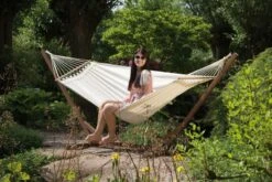 Bo-Garden Samba 1 Persoons Hangmat - Haze -Campingserie Winkel 800 1200 7100214 03