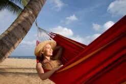 La Siesta Currambera 2 Persoons Hangmat - Cherry -Campingserie Winkel 800 1200 cuh16 2 ambiance 200