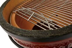 Kamado Joe Junior Barbecue -Campingserie Winkel 800 1200 kamadojoejr grillgrateheatdeflectorstand3 cmyk