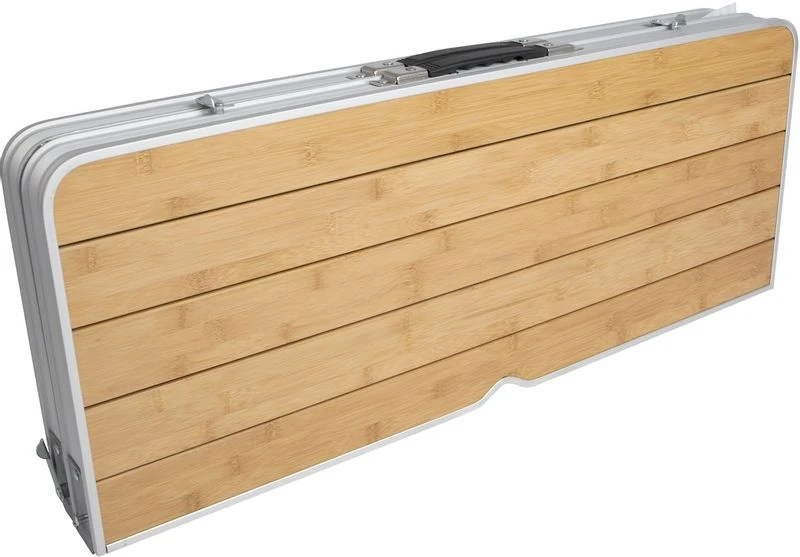 Bo-Camp 136 X 85 Inklapbare Picknicktafel - Bamboe 2 Bo-Camp 136 X 85 Inklapbare Picknicktafel - Bamboe - Afbeelding 2
