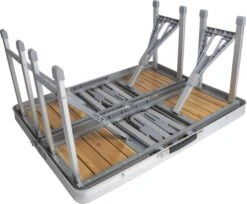Bo-Camp 136 X 85 Inklapbare Picknicktafel - Bamboe 21 Bo-Camp 136 X 85 Inklapbare Picknicktafel - Bamboe -Campingserie Winkel 900 1350 1404800 05