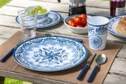 Bo-Camp Old Dutch Melamine Serviesset - 16-delig -Campingserie Winkel 900 1350 6181360 10
