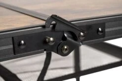 Bo-Camp Industrial Decatur 90 X 60 Campingtafel - Zwart/houtlook -Campingserie Winkel 900 1358 1404200 13