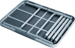 Bo-Camp 70 X 60 Campingtafel - Grijs -Campingserie Winkel 900 1358 1404388 03