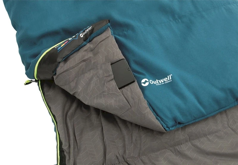 Outwell Campion Lux Slaapzak - Blauw 5 Outwell Campion Lux Slaapzak - Blauw - Afbeelding 5