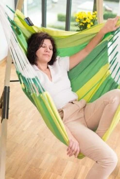 La Siesta Orquídea Hangstoel - Jungle -Campingserie Winkel 900 601 orc14 4 orqu dea jungle cotton basic hammock chair image 05