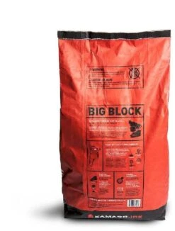 Kamado Joe Big Block Houtskool 9 Kg -Campingserie Winkel 900 681 900 716 big block charcoal bag back