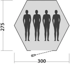 Easy Camp Bolide 400 Tipitent - 4 Personen 12 Easy Camp Bolide 400 Tipitent - 4 Personen -Campingserie Winkel 900 983 plattegrond bolide 2