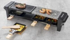 Bestron Raclette/Steengrill - 4 Personen 20 Bestron Raclette/Steengrill - 4 Personen -Campingserie Winkel bestron raclettesteengrill 4 personen 13