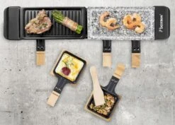 Bestron Raclette/Steengrill - 4 Personen 18 Bestron Raclette/Steengrill - 4 Personen -Campingserie Winkel bestron raclettesteengrill 4 personen 6