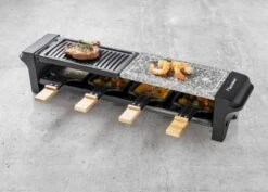 Bestron Raclette/Steengrill - 4 Personen 19 Bestron Raclette/Steengrill - 4 Personen -Campingserie Winkel bestron raclettesteengrill 4 personen 7