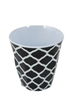 Bo-Camp Mix & Match Melamine Serviesset - 16-delig - Zwart -Campingserie Winkel bo camp mix 4