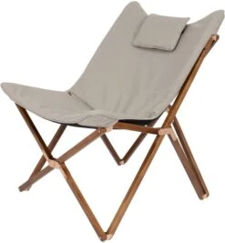 Bo-Camp Urban Outdoor Bloomsbury Vlinderstoel - Beige - M -Campingserie Winkel bo camp bloomsburry relaxstoel m beige 1 1