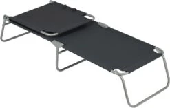 Bo-Camp Vouwbed - Grijs -Campingserie Winkel bo camp vouwbed grijs