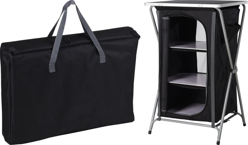 Redcliffs Campingkast - 3 Lagen - Zwart 1 Redcliffs Campingkast - 3 Lagen - Zwart