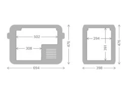 Dometic CFX3 45 Compressor Koelbox - 40 Liter -Campingserie Winkel cfx3 45