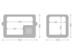 Dometic CFX3 55 Compressor Koelbox - 55 Liter -Campingserie Winkel cfx3 55