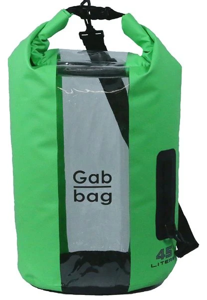 Gabbag Dry 45L Waterdichte Tas - Groen 1 Gabbag Dry 45L Waterdichte Tas - Groen
