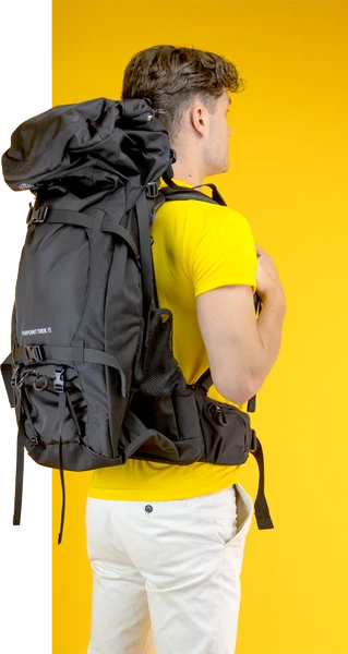 Osprey Farpoint Trek Pack Backpack - 75 Liter - Zwart 2 Osprey Farpoint Trek Pack Backpack - 75 Liter - Zwart - Afbeelding 2